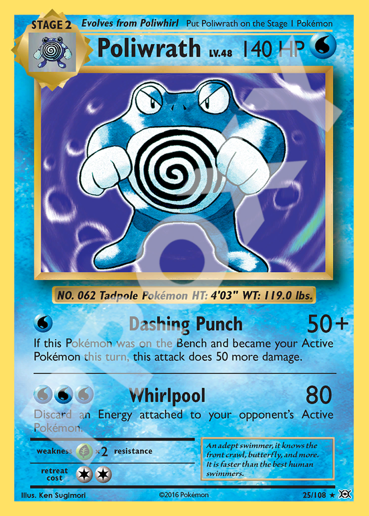 Poliwrath 25 – Evolutions | The Proxy Lab