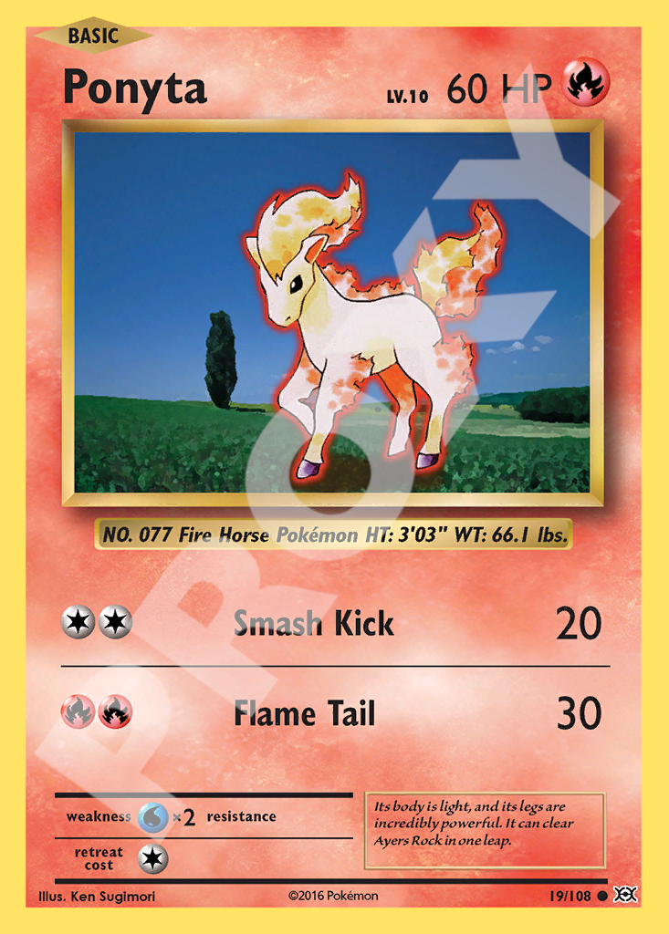 Ponyta 19 – Evolutions | The Proxy Lab