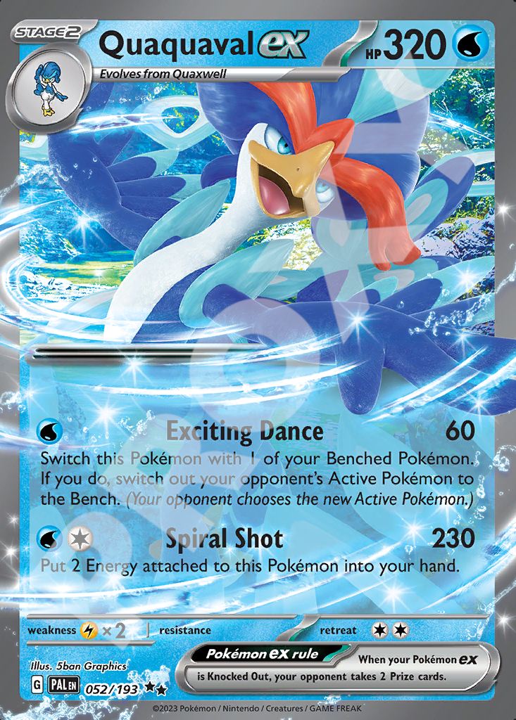 Quaquaval EX 052 – Paldea Evolved | The Proxy Lab