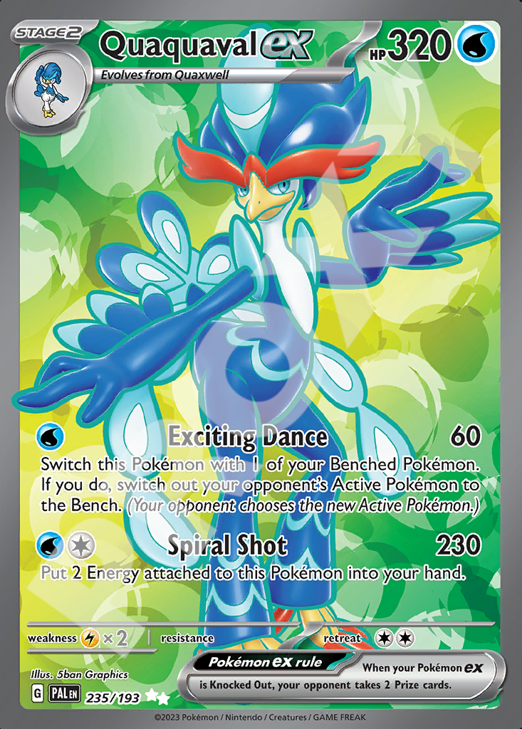 Quaquaval EX 235 – Paldea Evolved | The Proxy Lab