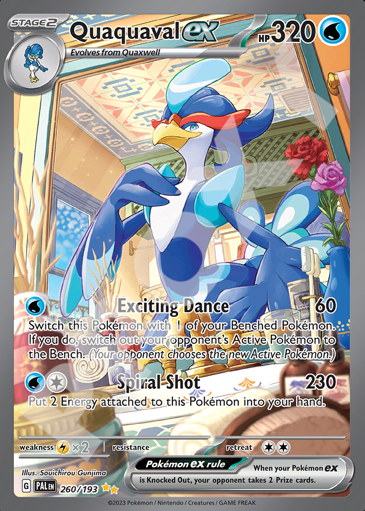 Quaquaval EX 260 – Paldea Evolved | The Proxy Lab