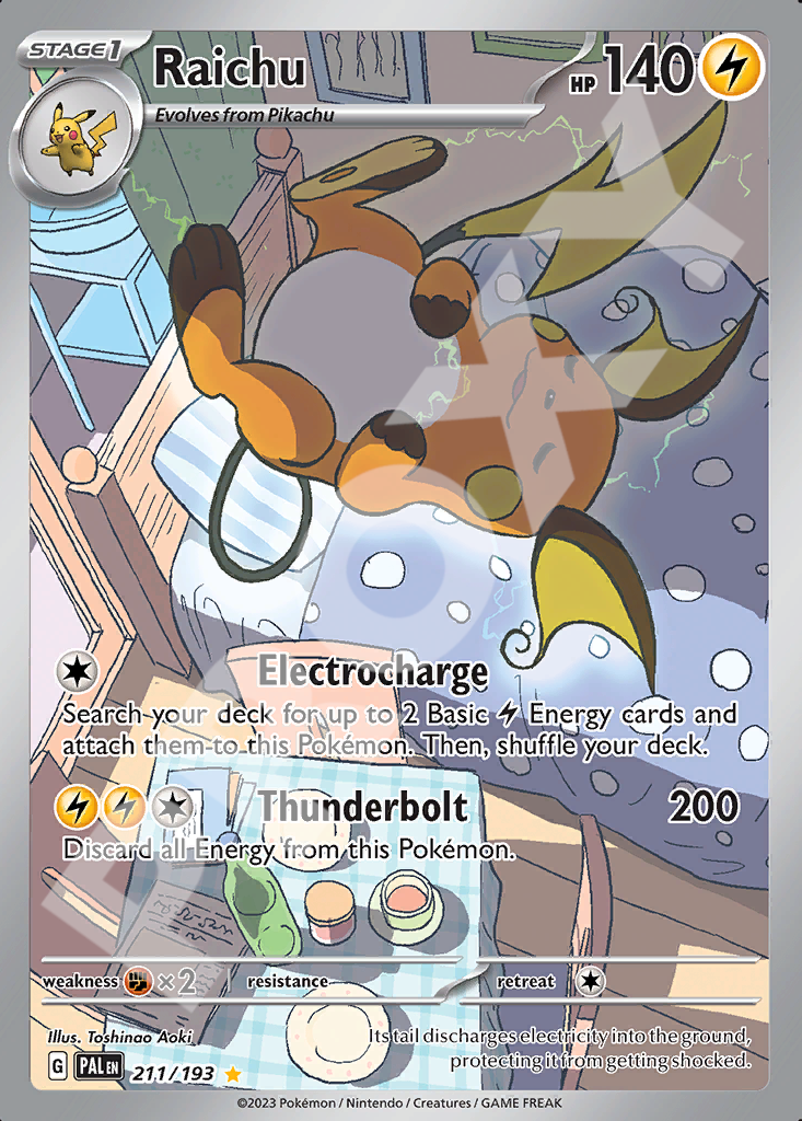 Raichu 211 – Paldea Evolved | The Proxy Lab