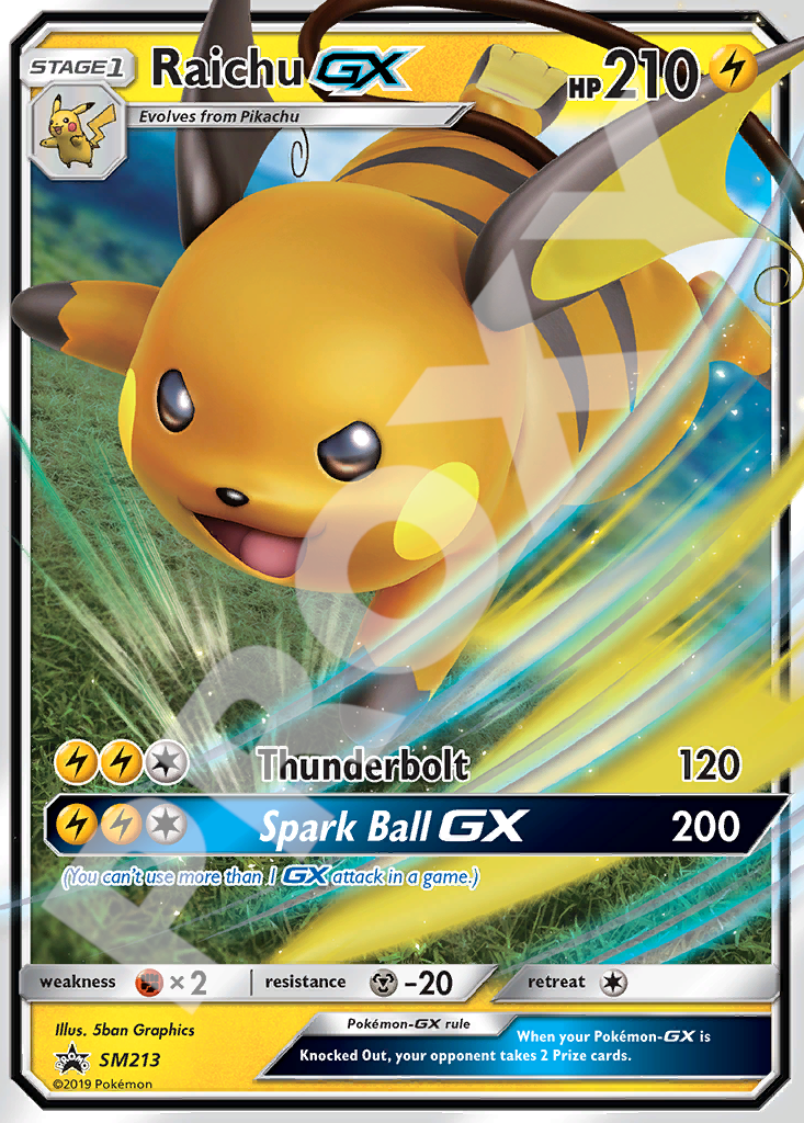 Raichu GX SM213 – Promos | The Proxy Lab