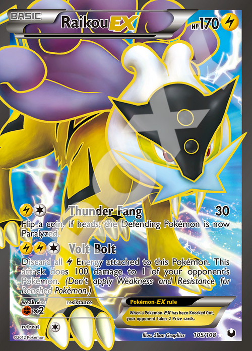 Raikou EX 105 – Dark Explorers | The Proxy Lab