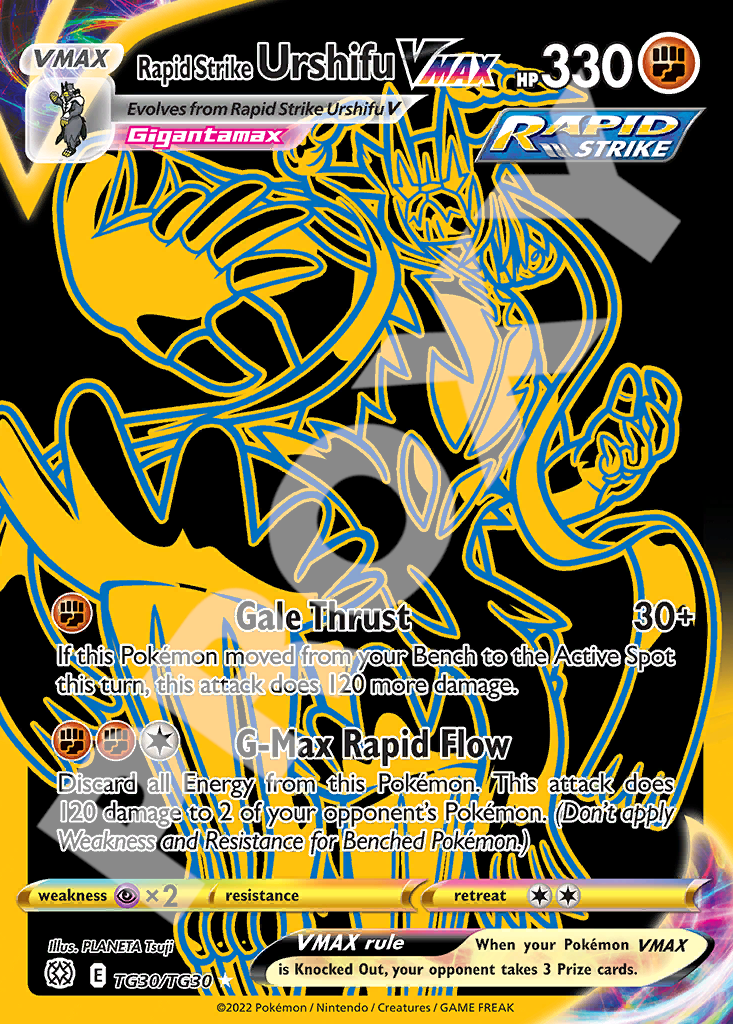 Rapid Strike Urshifu VMAX 030 – Brilliant Stars | The Proxy Lab