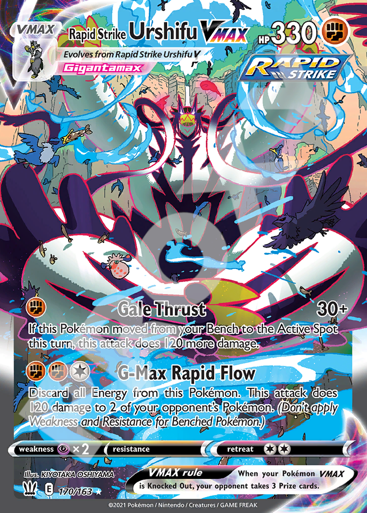 Rapid Strike Urshifu VMAX 170 – Battle Styles | The Proxy Lab