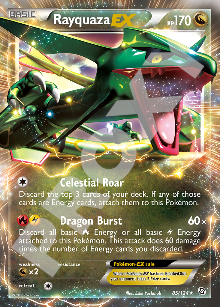 RayquazaEX 85 – Dragons Exalted | The Proxy Lab