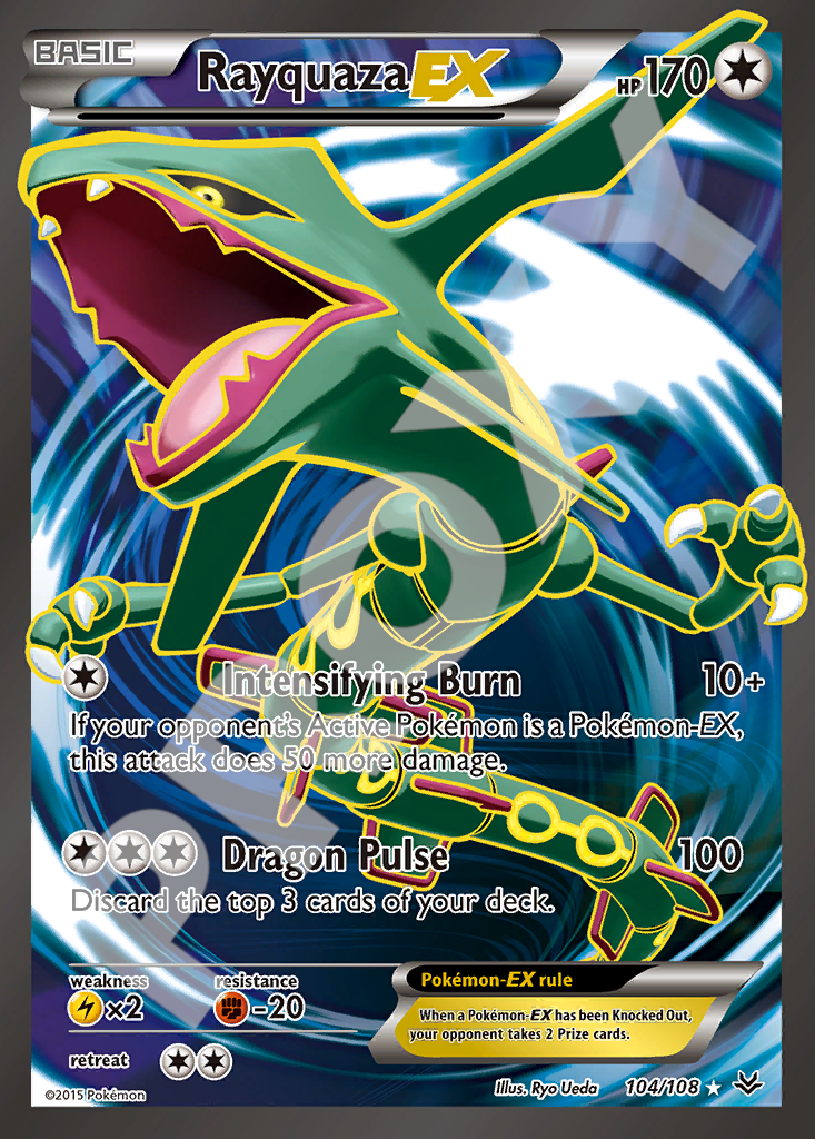 Rayquaza EX 104 – Roaring Skies | The Proxy Lab