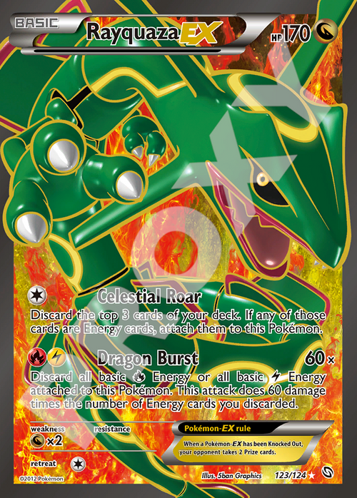 Rayquaza EX 123 – Dragons Exalted | The Proxy Lab