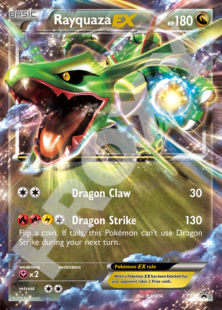 Rayquaza EX XY073 – Promos | The Proxy Lab