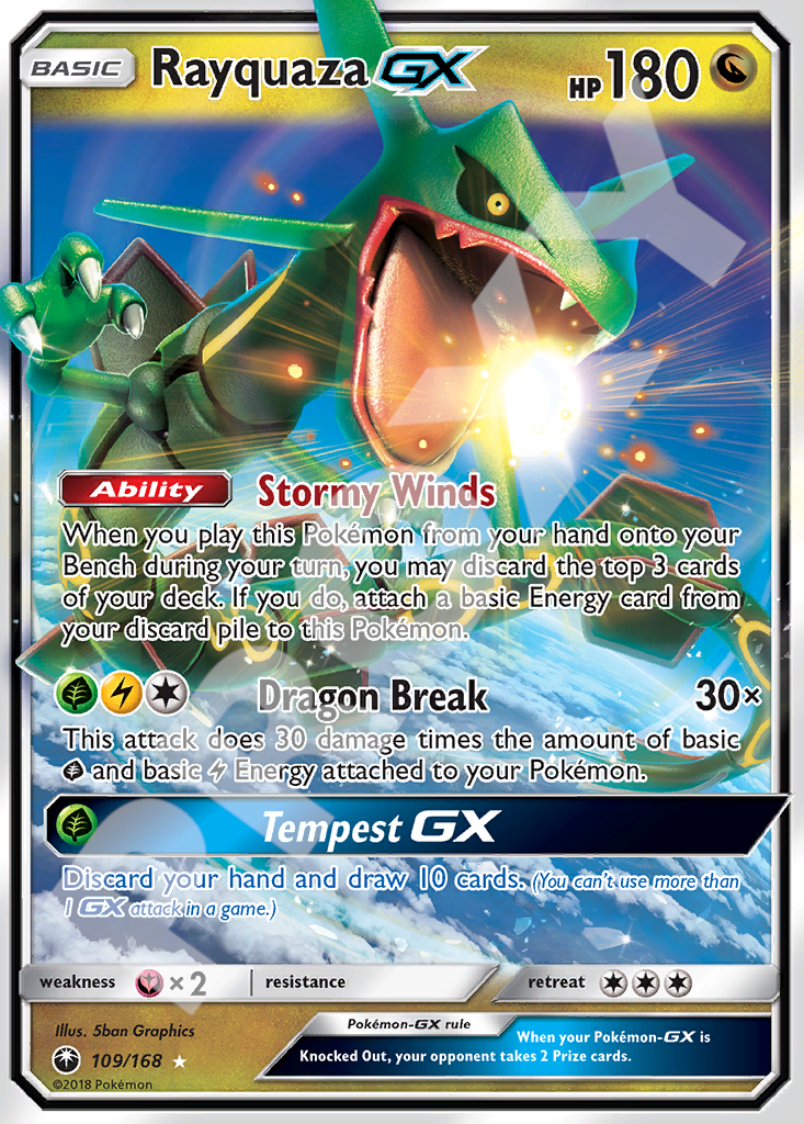 Rayquaza GX 109 – Celestial Storm | The Proxy Lab