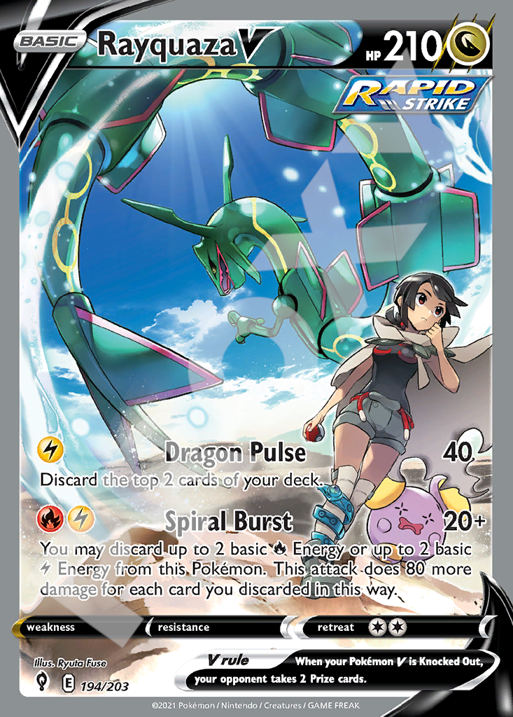 Rayquaza V 194 – Evolving Skies | The Proxy Lab