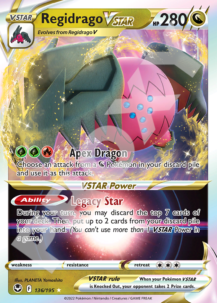 Regidrago VSTAR 136 – Silver Tempest | The Proxy Lab