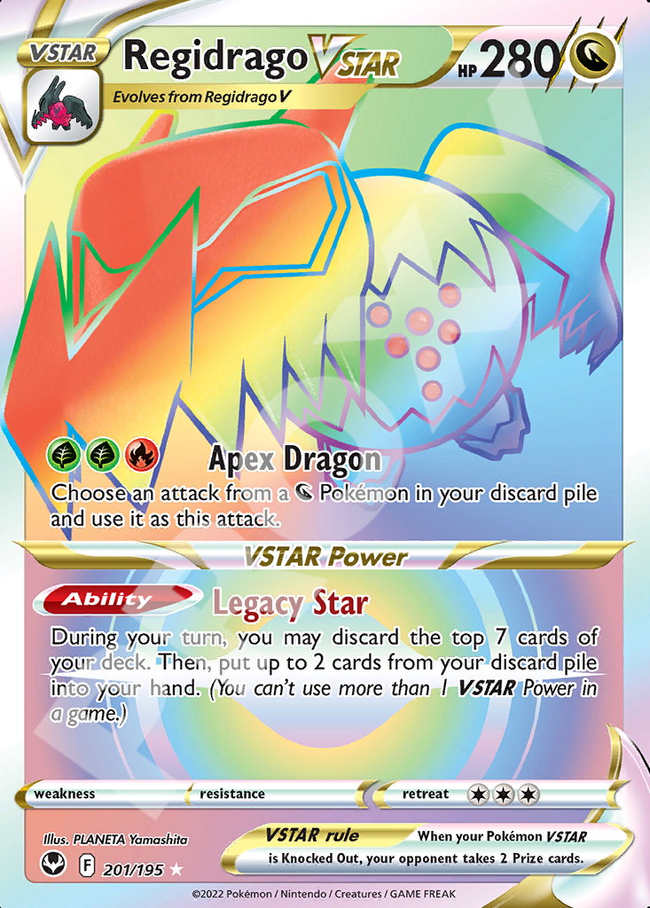 Regidrago VSTAR 201 – Silver Tempest | The Proxy Lab