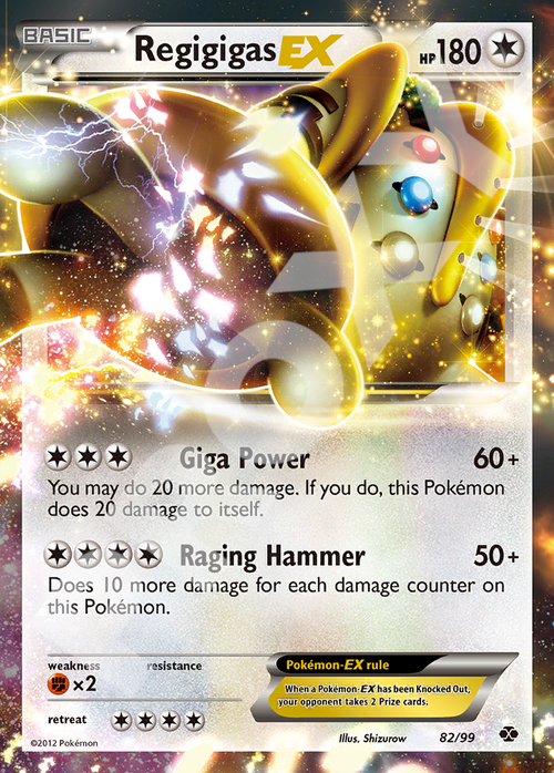 Regigigas EX 82 – Next Destinies | The Proxy Lab