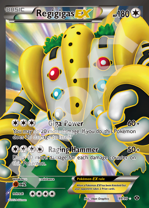 Regigigas EX 99 – Next Destinies | The Proxy Lab