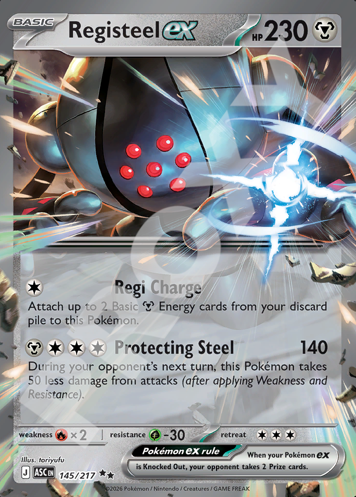 Registeel EX 145 – Ascended Heroes | The Proxy Lab