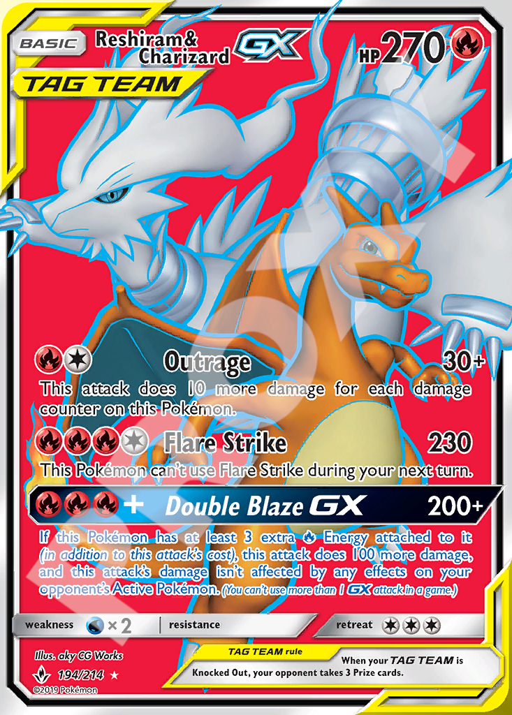 Reshiram & Charizard GX 194 – Unbroken Bonds | The Proxy Lab