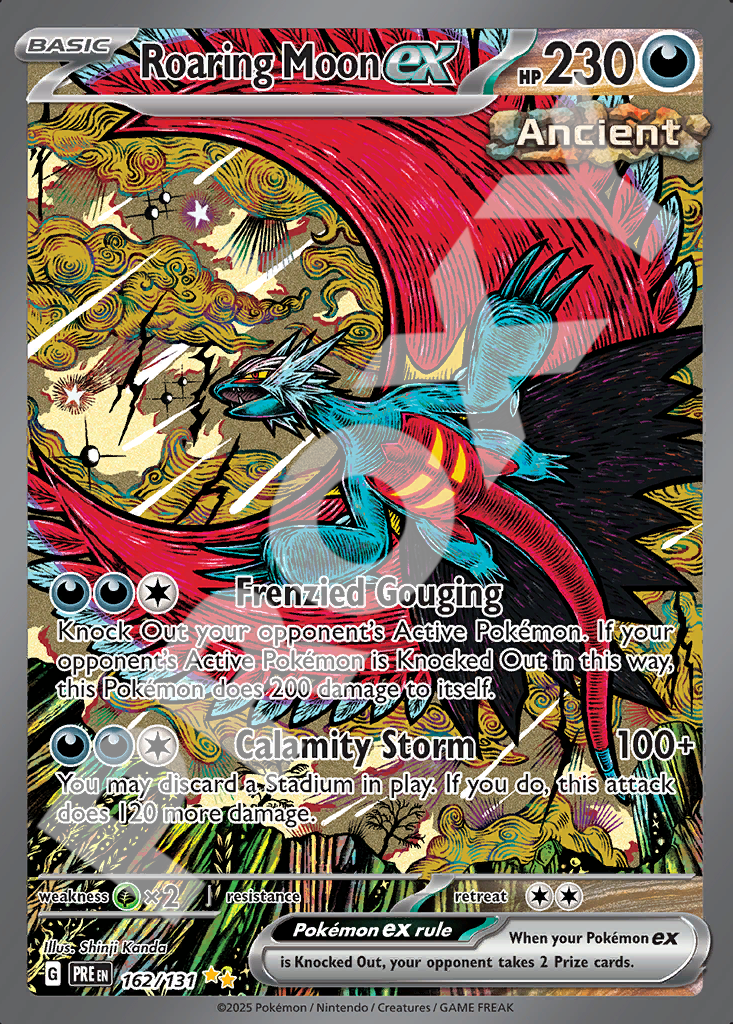 Roaring Moon EX 162 – Prismatic Evolutions | The Proxy Lab