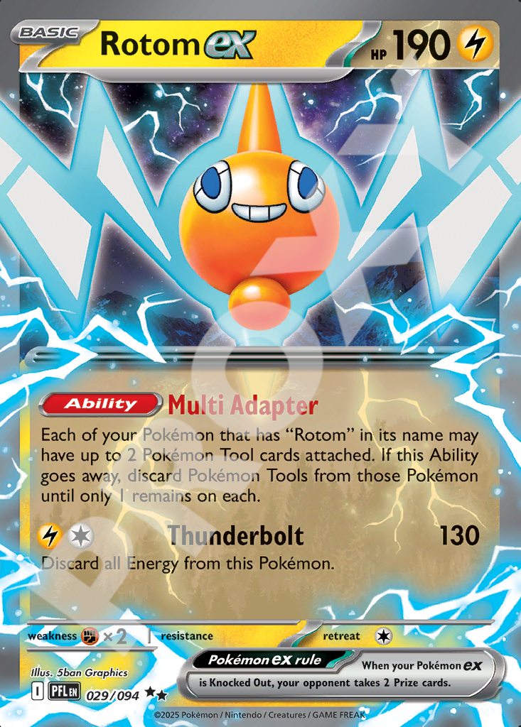 Rotom EX 029 – Phantasmal Flames | The Proxy Lab