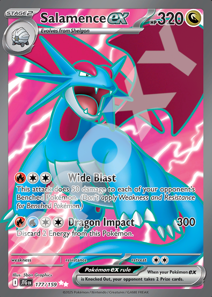 Salamence EX 177 – Journey Together | The Proxy Lab
