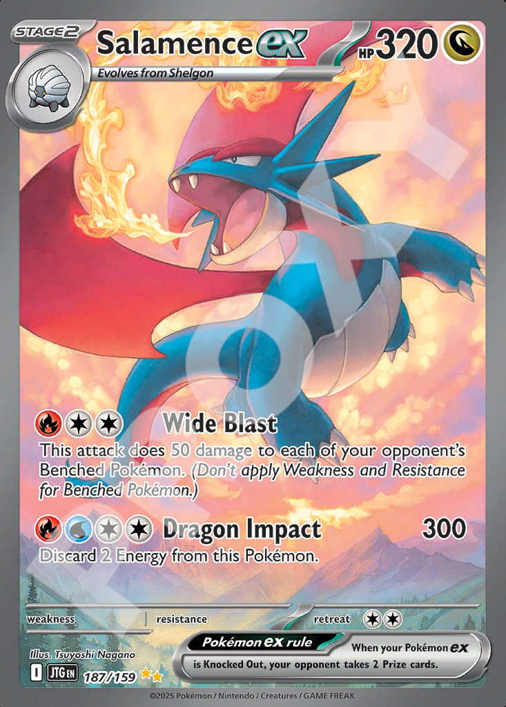 Salamence EX 187 – Journey Together | The Proxy Lab