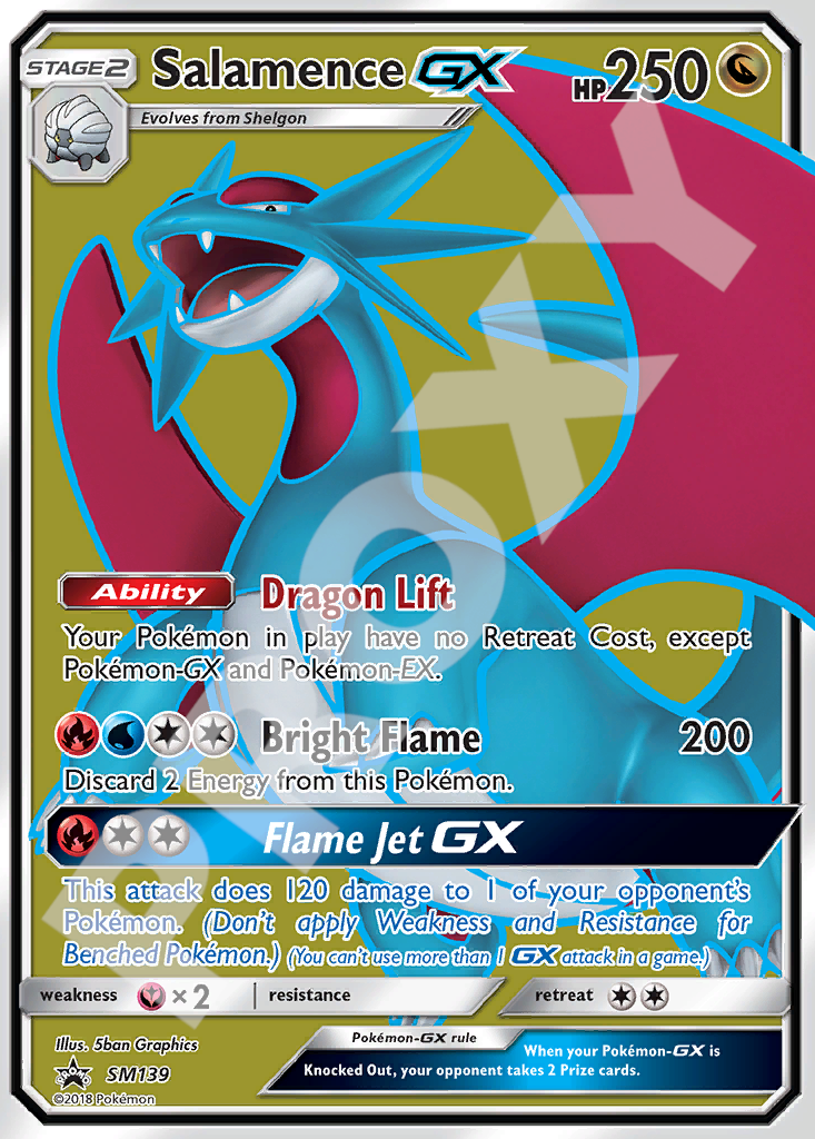 Salamence GX SM139 – Promos | The Proxy Lab