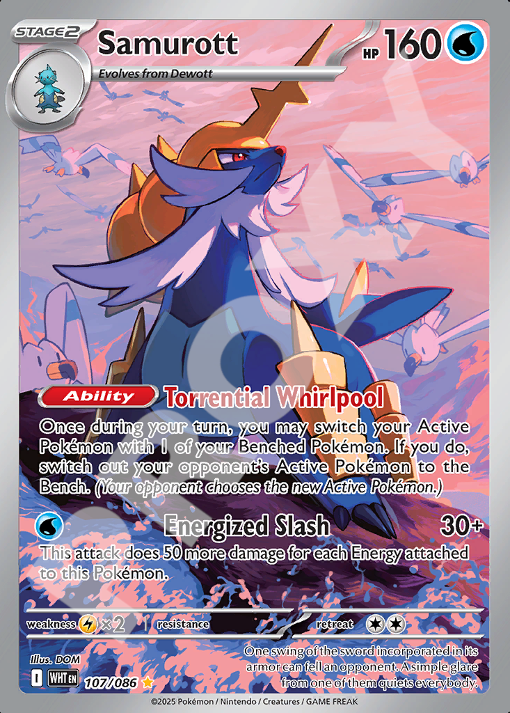 Samurott 107 –  White Flare | The Proxy Lab