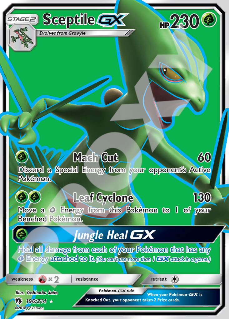 Sceptile GX 196 – Lost Thunder | The Proxy Lab