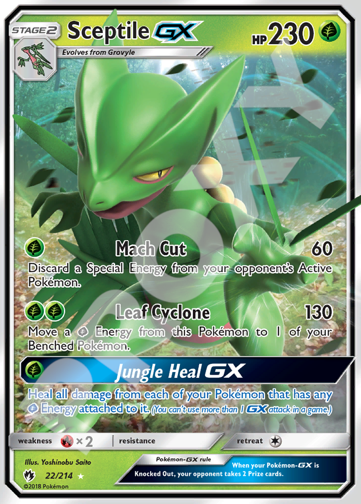 Sceptile GX 22 – Lost Thunder | The Proxy Lab