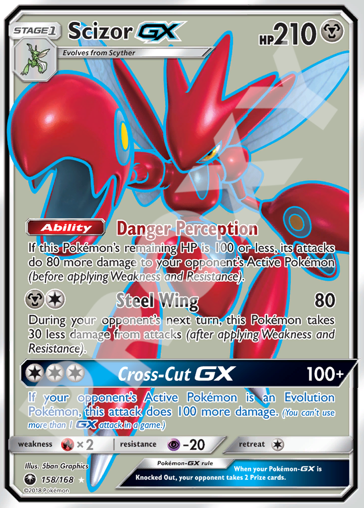 Scizor GX 158 – Celestial Storm | The Proxy Lab
