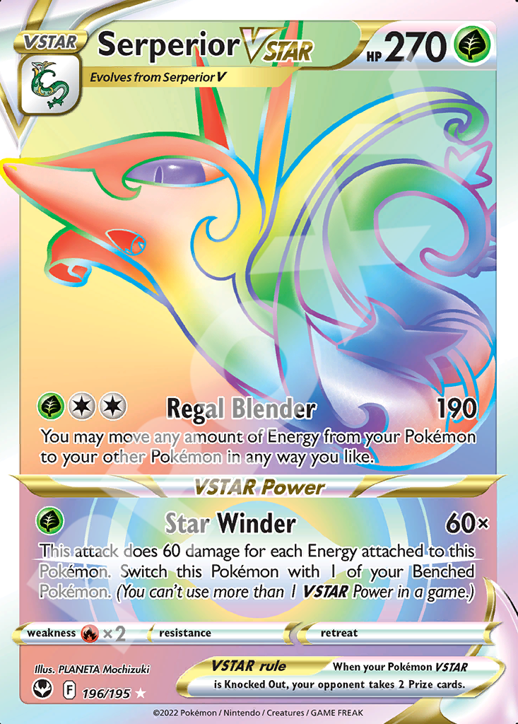Serperior VSTAR 196 – Silver Tempest | The Proxy Lab