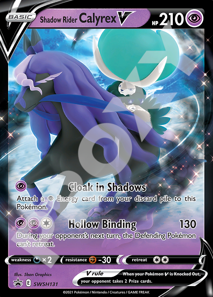 Shadow Rider Calyrex V SWSH131 – Promos | The Proxy Lab