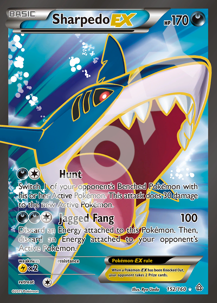 Sharpedo EX 152 – Primal Clash | The Proxy Lab