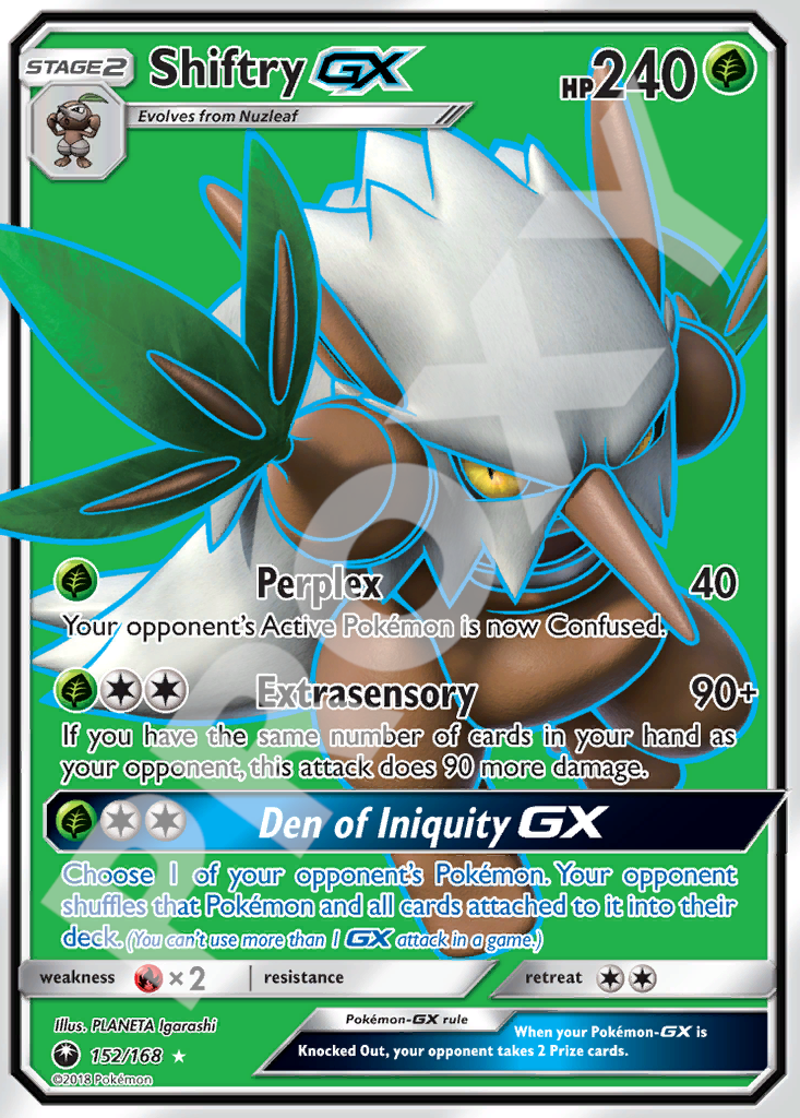 Shiftry GX 152 – Celestial Storm | The Proxy Lab