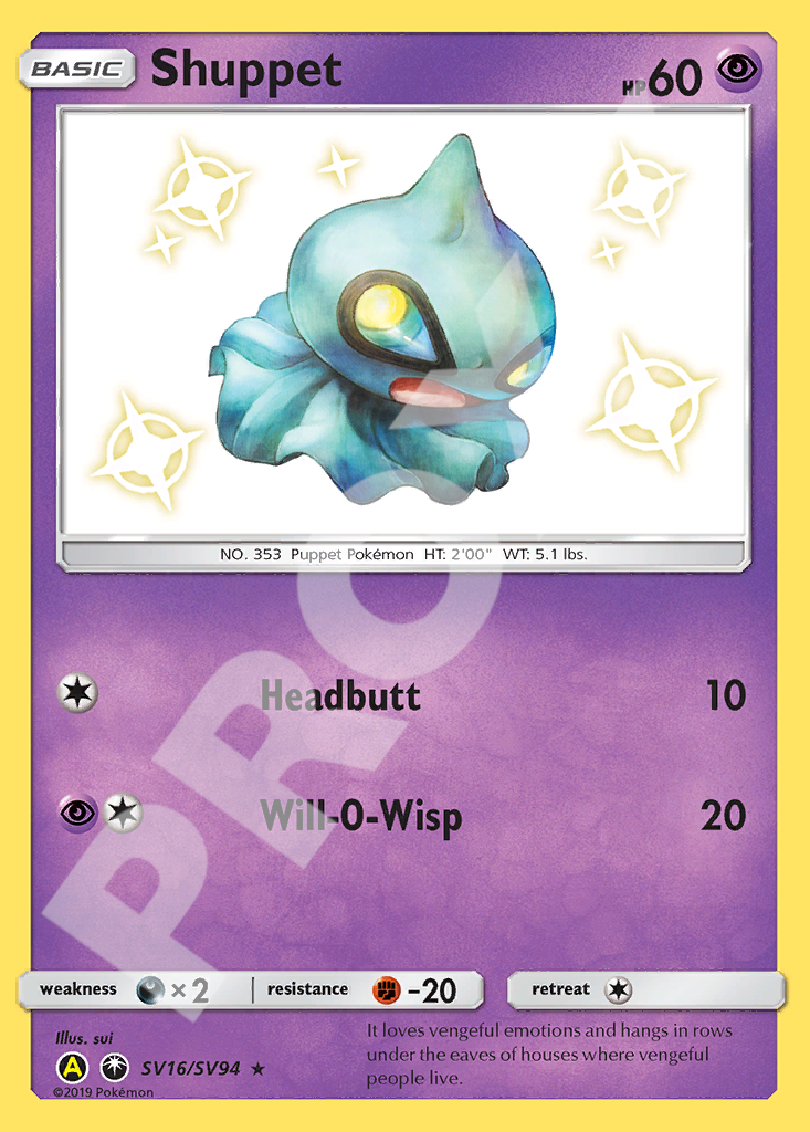 Shuppet SV16 085 – Hidden Fates | The Proxy Lab