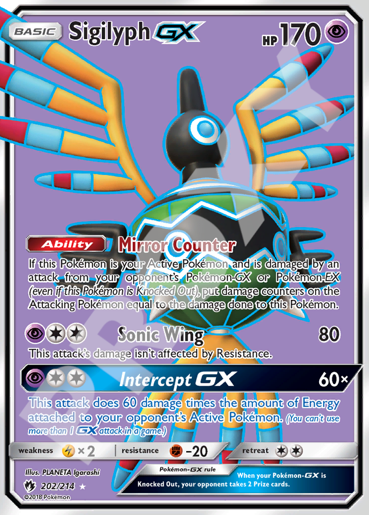 Sigilyph GX 202 – Lost Thunder | The Proxy Lab