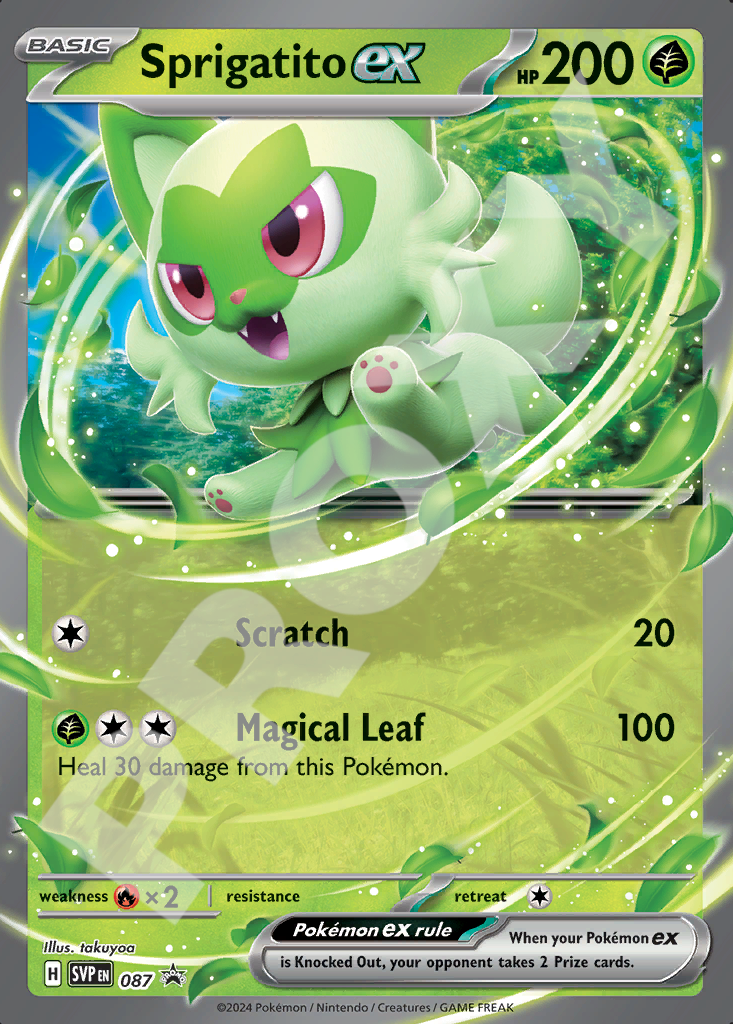 Sprigatito EX 087 – Promos | The Proxy Lab