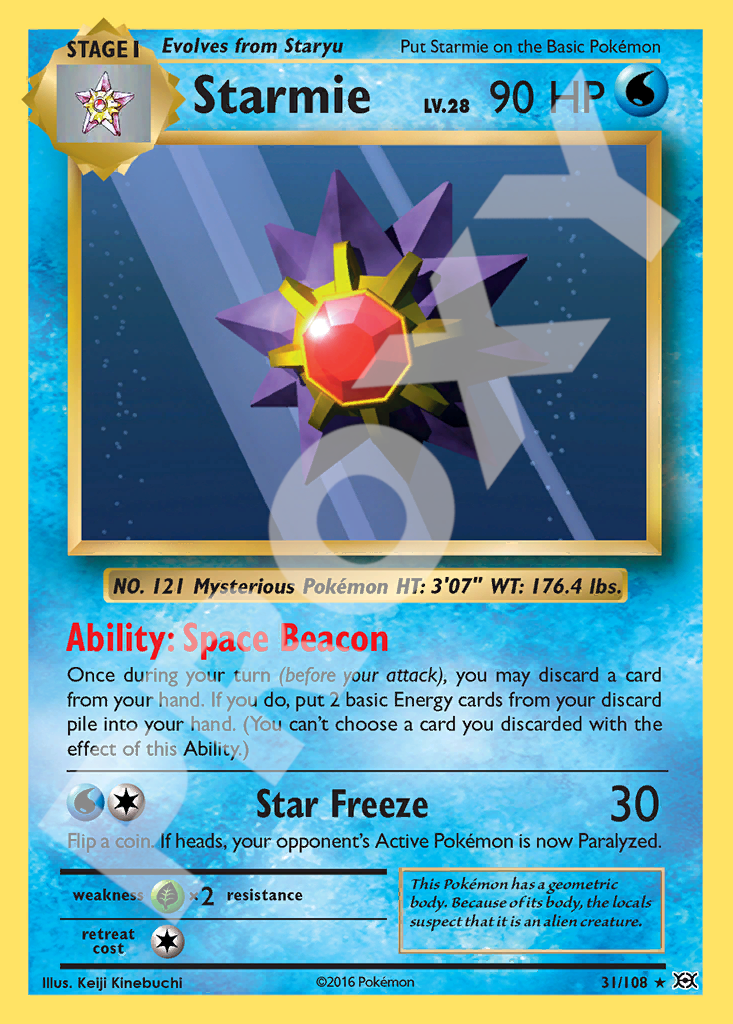 Starmie 31 – Evolutions | The Proxy Lab