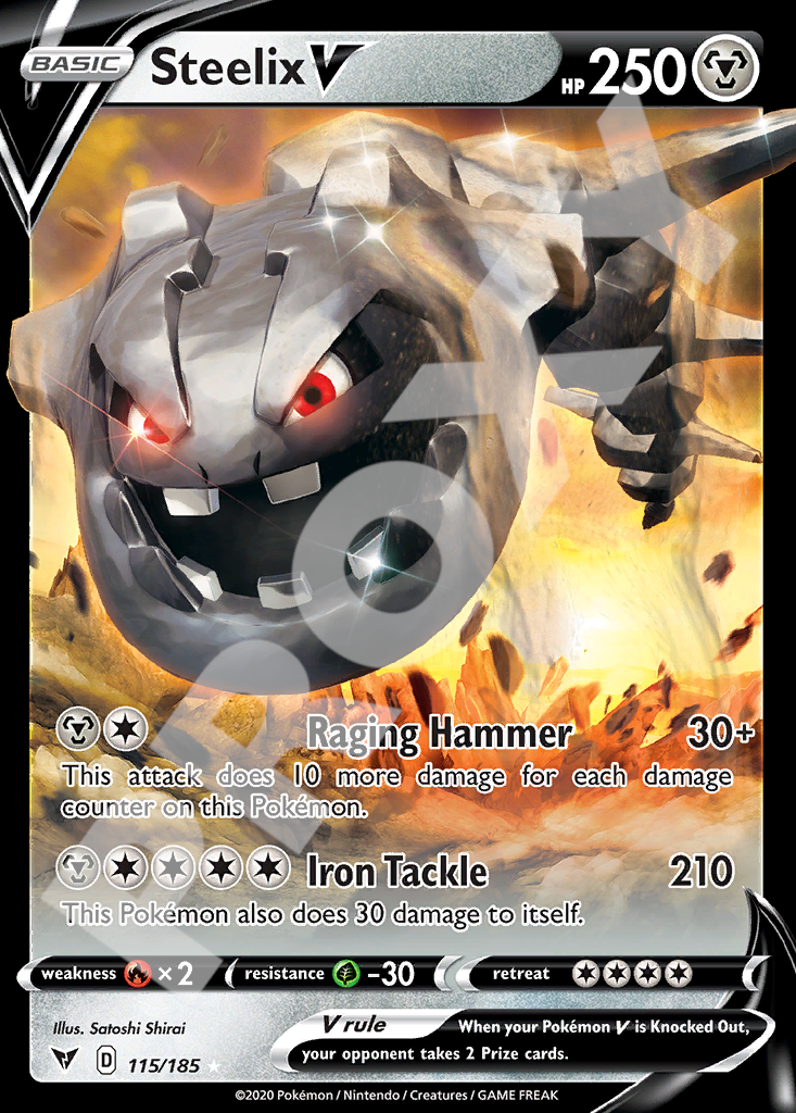 Steelix V 115 – Vivid Voltage | The Proxy Lab