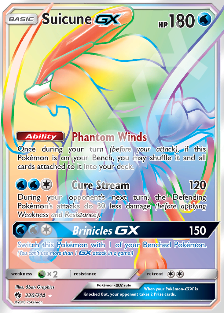 Suicune GX 220 – Lost Thunder | The Proxy Lab