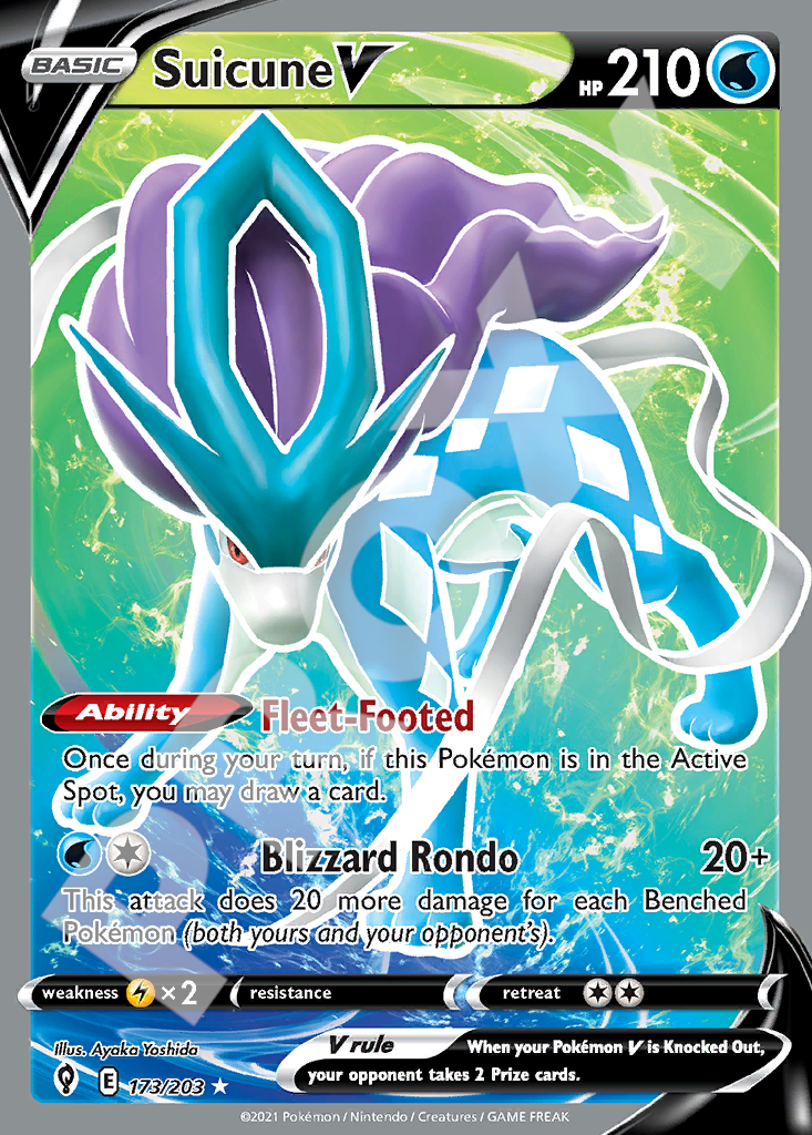 Suicune V 173 – Evolving Skies | The Proxy Lab
