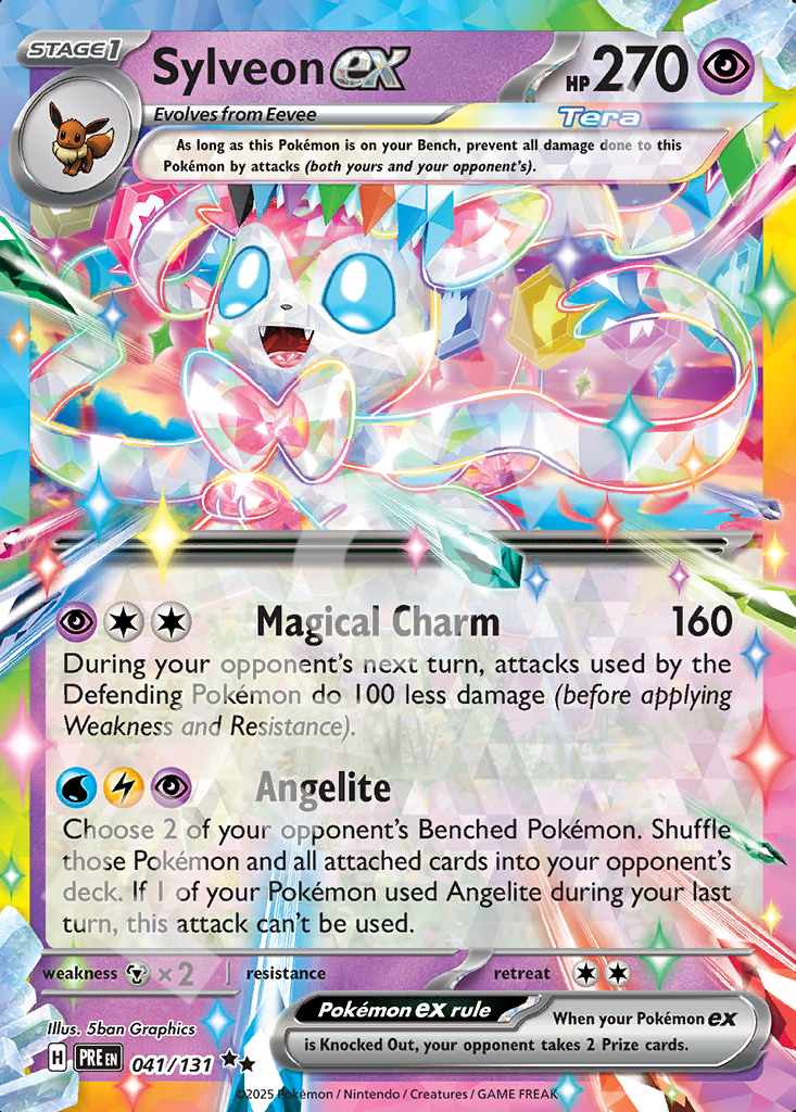 Sylveon EX 041 – Prismatic Evolutions | The Proxy Lab