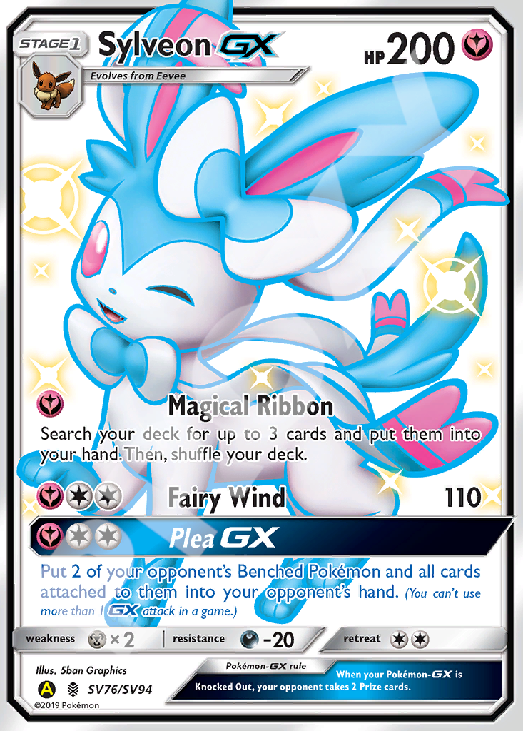 Sylveon GX SV76 – Hidden Fates | The Proxy Lab