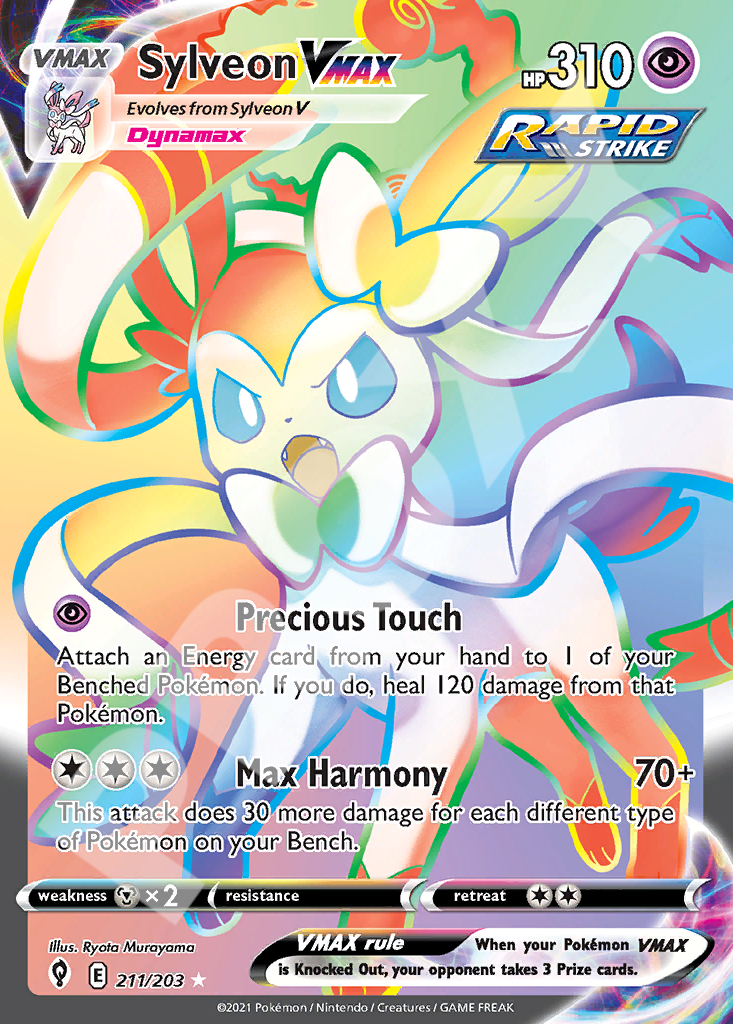 Sylveon VMAX 211 – Evolving Skies | The Proxy Lab