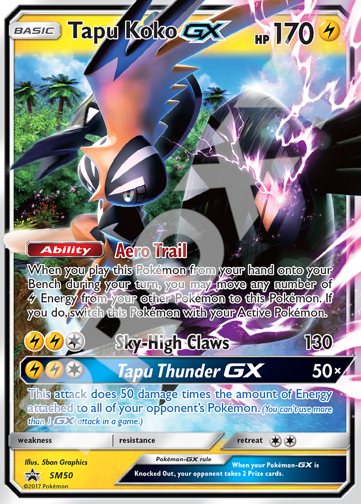 Tapu Koko GX SM50 – Promos | The Proxy Lab