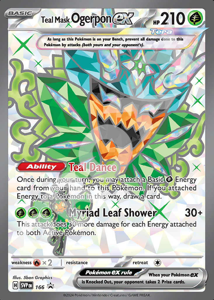 Teal Mask Ogerpon EX 166 – Promos | The Proxy Lab