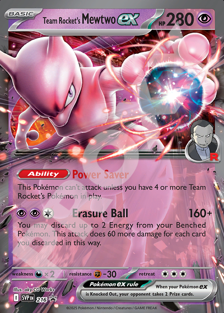 Team Rockets Mewtwo EX 007 – Promos | The Proxy Lab