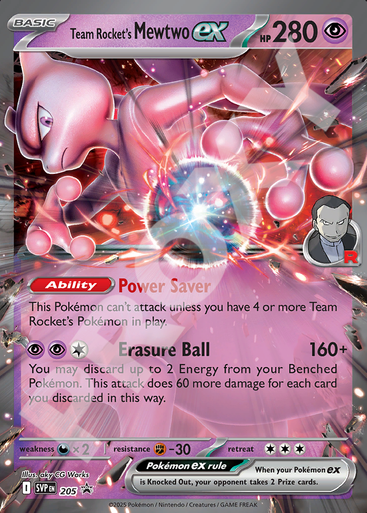 Team Rockets Mewtwo EX 205 – Promos | The Proxy Lab
