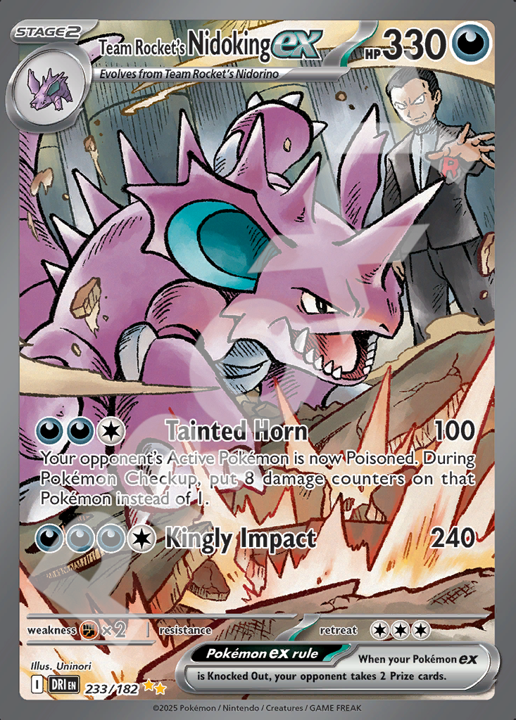 Team Rockets Nidoking EX 233 – Destined Rivals | The Proxy Lab
